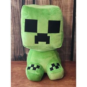 Minecraft Creeper Plush School Backpack Green Mojang Kids New With Tags